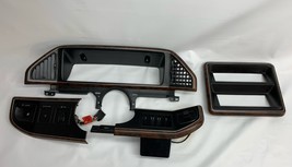 87 - 91 Ford F150 F250 Bronco Dash Bezel Gauge Cluster Radio Trim XLT Set - $4,834.71 MXN