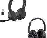 Wireless Headphones For Tv Watching &amp; Bluetooth 5.3 Headset, Wireless He... - £187.44 GBP