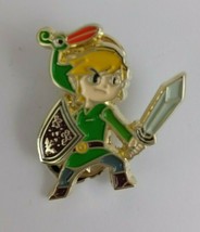 Zelda Link Video Game Hat Label Pin  (A) - $6.78