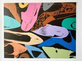 Andy Warhol Diamond Dust Shoes 1980 Rare Offset Lithograph Pop Art - £1,463.74 GBP