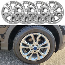 For 2017-2019 Ford Escape SE S 17&quot; Wheel Chrome Skin Covers Rim Trim Set 4 - £87.92 GBP