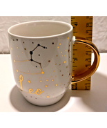 Leo Horoscope Gold Handle Zodiac Constellation Sign Drinking Coffee Tea Mug - $17.57 CAD