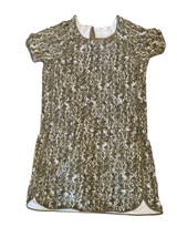 Women&#39;s D &amp; Co Active Size L Cotton Spandex Printed Knit Short Sleeve Dress - £11.71 GBP