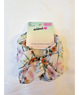 Scunci Jumbo Scrunchie White Floral Print Soft Silky Feel New 1 Piece - $191.97 MXN