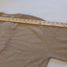 Faded Glory 3- Button Men's Tan Sweatshirt Medium 38-40 Long Sleeve Thermal image 6