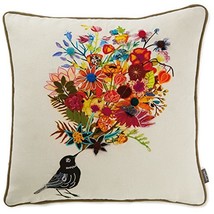 Hallmark Bird with Bouquet Pillow Pillows &amp; Blankets - £19.77 GBP