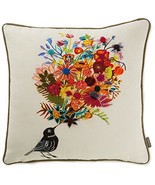 Hallmark Bird with Bouquet Pillow Pillows &amp; Blankets - £19.34 GBP