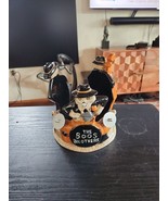 Boney Bunch The Boos Brothers Skeleton Blues Band Candle Holder Yankee C... - $36.72