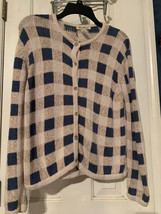 Vintage Ladies Eddie Bauer Size S Long Sleeve Button Front Cardigan Knit... - £9.42 GBP