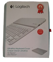 Logitech Wireless Bluetooth Ultrathin Keyboard Cover  for iPad AIR White... - $25.73