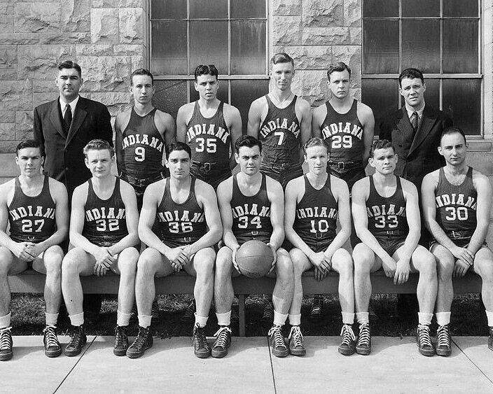 1941 INDIANA HOOSIERS 8X10 TEAM PHOTO PICTURE BASKETBALL NCAA - $4.94
