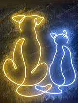 Dog &amp; Cat | LED Neon Sign - £157.96 GBP+