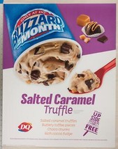 Dairy Queen Poster Blizzard Salted Caramel Truffle 22x28 - £252.99 GBP