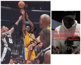 John Salley signed Los Angeles Lakers basketball 8x10 photo Proof COA autograph - £59.34 GBP