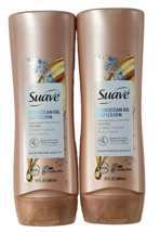 2 Pack Suave Moroccan Oil Infusion Shine Conditioner For Dry Dull Hair 15oz. - £17.53 GBP