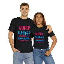 funny super nurse t shirt blessed tee gift stocking stuffer women and men - £15.45 GBP+