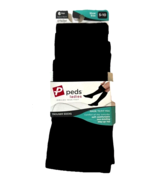 Peds Women&#39;s Trouser Socks Black 6 Pair Shoe Size 5-10 NEW Made To Fit You - $299.35 MXN