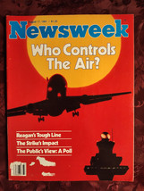 NEWSWEEK Magazine August 17 1981 Air Traffic Controllers Santa Fe Opera - £11.32 GBP