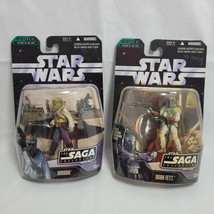 2 Star Wars The Saga Collection: Boba Fett &amp; Barada Figures by Hasbro Episode VI - £22.75 GBP