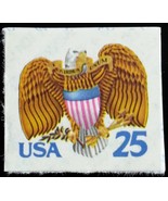 1989 25c Eagle &amp; Shield, SA Scott 2431 Mint F/VF NH - $1.08