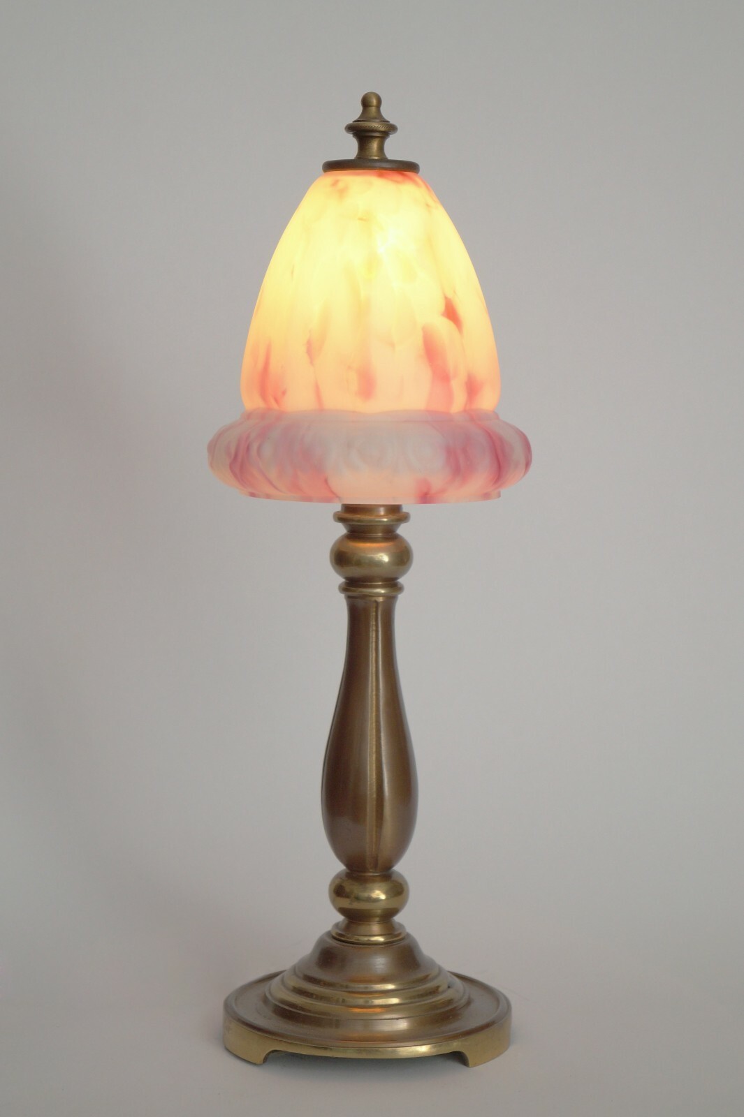 Art Deco Table Lamp "Little Toadstool" Brass Lamp Berlin Light Item image 2