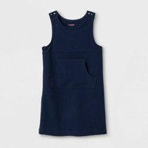 Cat &amp; Jack Toddler Girls’ Adaptive Sleeveless Uniform Jumper, Navy Blue, 3T, NWT - £7.20 GBP