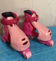 Girl&#39;s Barbie Grow With Me Adjustable In-line Roller Skates Over the Sho... - $9.90