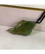 Hand Carved Goldfish Jade Pendant, Natural Grade A Jade, Burmese Jade Am... - $24,221.56 MXN