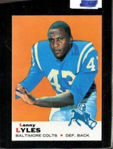 1969 TOPPS #72 LENNY LYLES EX COLTS NICELY CENTERED *X56473 - $3.92