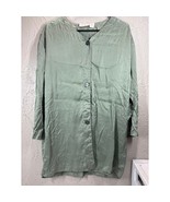 Vintage Victoria&#39;s Secret Gold Label Green Nightshirt Pajama Silk Size S... - €17,08 EUR