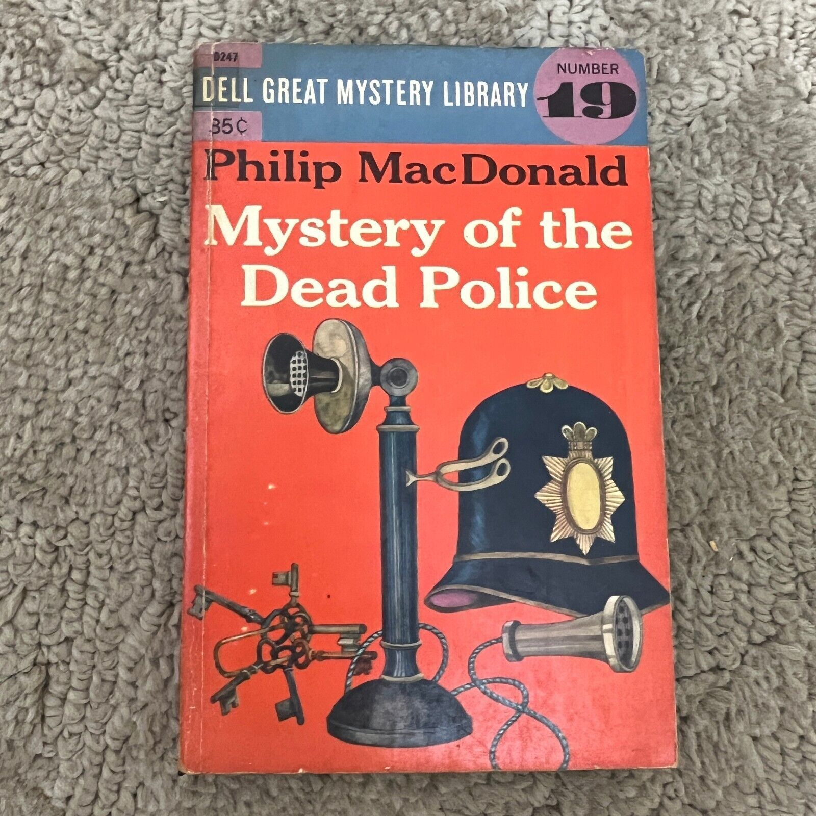 Primary image for Mystery of the Dead Police Mystery Paperback Book by Philip MacDonald Dell 1958