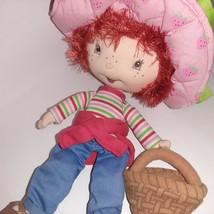 Strawberry Shortcake Little Debbie Picnic Basket Plush Rag Doll 11&quot; Mail Away - £19.78 GBP