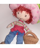Strawberry Shortcake Little Debbie Picnic Basket Plush Rag Doll 11&quot; Mail... - £19.57 GBP