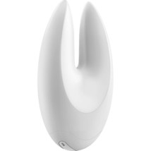 Ovo S4 Silicone Rechargeable Dual Vibe Lay On Massager Waterproof, White - £54.59 GBP