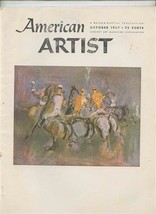 American Artist Magazine October 1957 - £13.98 GBP
