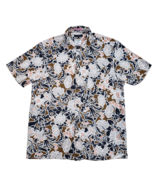 Ted Baker Hawaiian Shirt Mens Large 4 Floral Tropical Short Sleeve Boxie... - $657.71 MXN