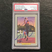 2006-07 Topps Turkey Red #102 Kenyon Martin Signed Card AUTO PSA Slabbed Nuggets - £63.94 GBP
