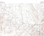 Moapa Quadrangle Nevada 1958 Topo Map Vintage USGS 15 Minute Topographic - $12.89