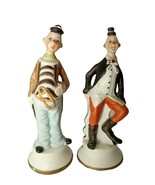 Royal California 6.5&quot; Porcelain Hand Painted Clown Lot Of 2 Figurines - $232.24 MXN