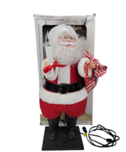 Vintage Display Arts Worldwide Santa Claus Animatronic Figure With Candle Works - £49.75 GBP
