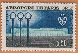 FRANCE 1961 Very Fine MNH Stamp Scott # 986 Paris Airport Orly - £0.56 GBP