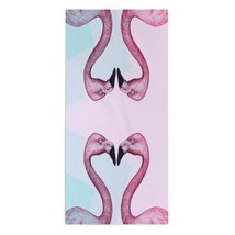 Mondxflaur Flamingos Hand Towels for Bathroom Hair Absorbent 14x29 Inch - £10.43 GBP