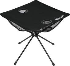 Folding Camping Table By Portal, Ultralight Compact Aluminum Mesh Table, Black. - £35.38 GBP