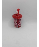 Miniature Coca Cola Cup(Red Lid White Straw With Cap) Magnet - $33.95 CAD