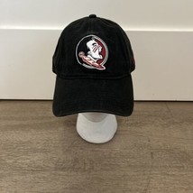 Florida State Seminoles Men&#39;s Cap Hat Fitted Sz Medium Black Low Profile... - $15.00