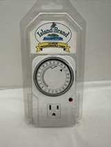 Island Brand Analog Timer, 1725W, 15A, 24 Hour 15(2)A  Grounded Timer - €5,89 EUR