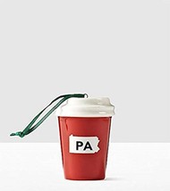 Starbucks Pennsylvania PA Local Ornament USA State Red Cup 2016 Mermaid Ceramic - £17.22 GBP