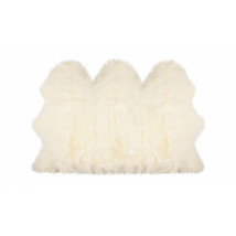 HomeRoots 3 x 5 ft. Trio Natural Sheepskin Area Rug - $289.35