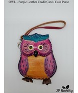 Hand Crafted Leather Animal Coin Purse, CHOOSE Color - £11.63 GBP