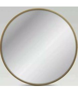 Project 62™ ~ 18&quot; Round ~ Decorative Wall Mirror ~ Metal ~ Brass Color F... - $46.75